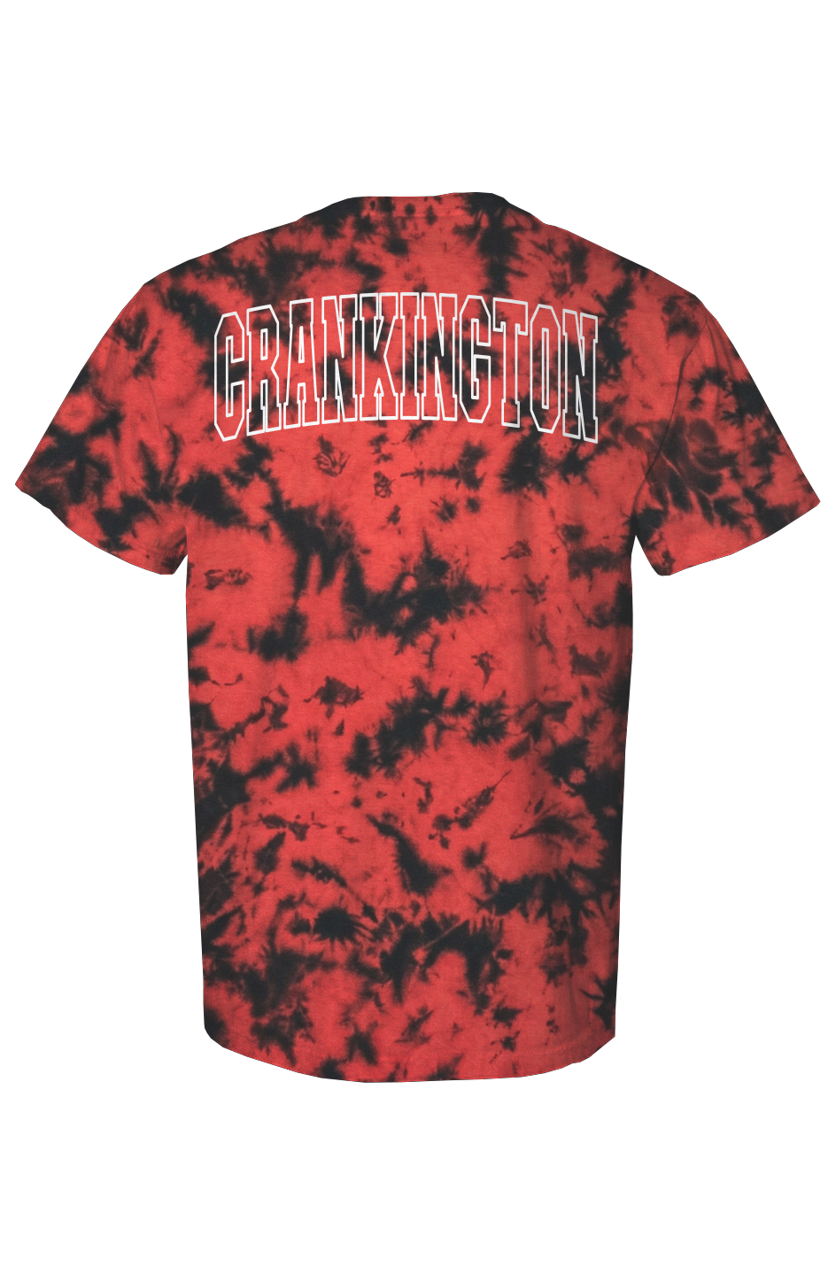 Crankington Crystal Red Black Wash Tee